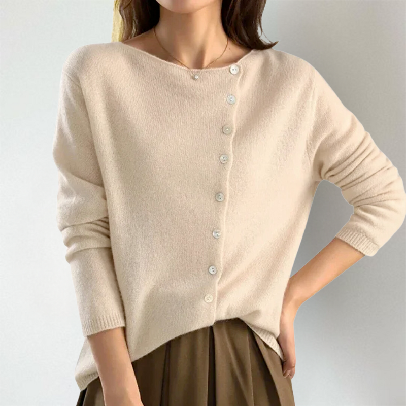 Doutzen | Women's Cardigan Sweater Button Front Knit Soft 2