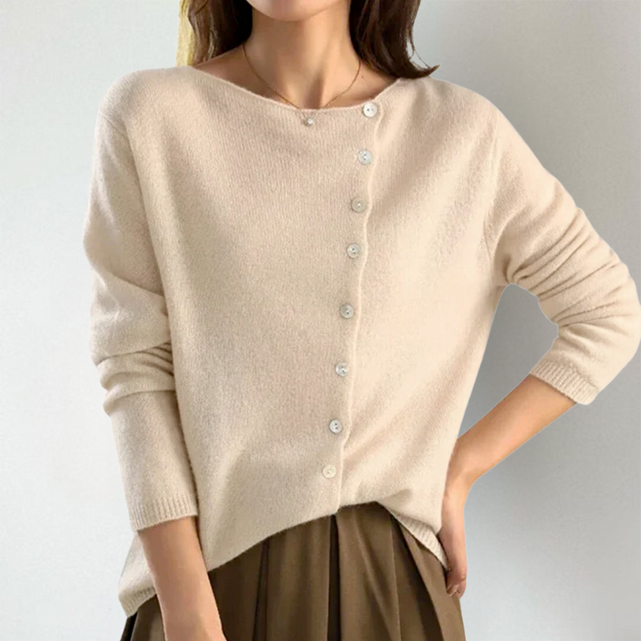 Doutzen | Women's Cardigan Sweater Button Front Knit Soft 2