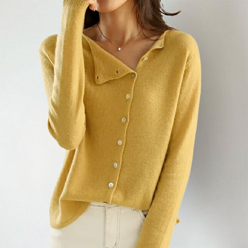 Doutzen | Women's Cardigan Sweater Button Front Knit Soft 3
