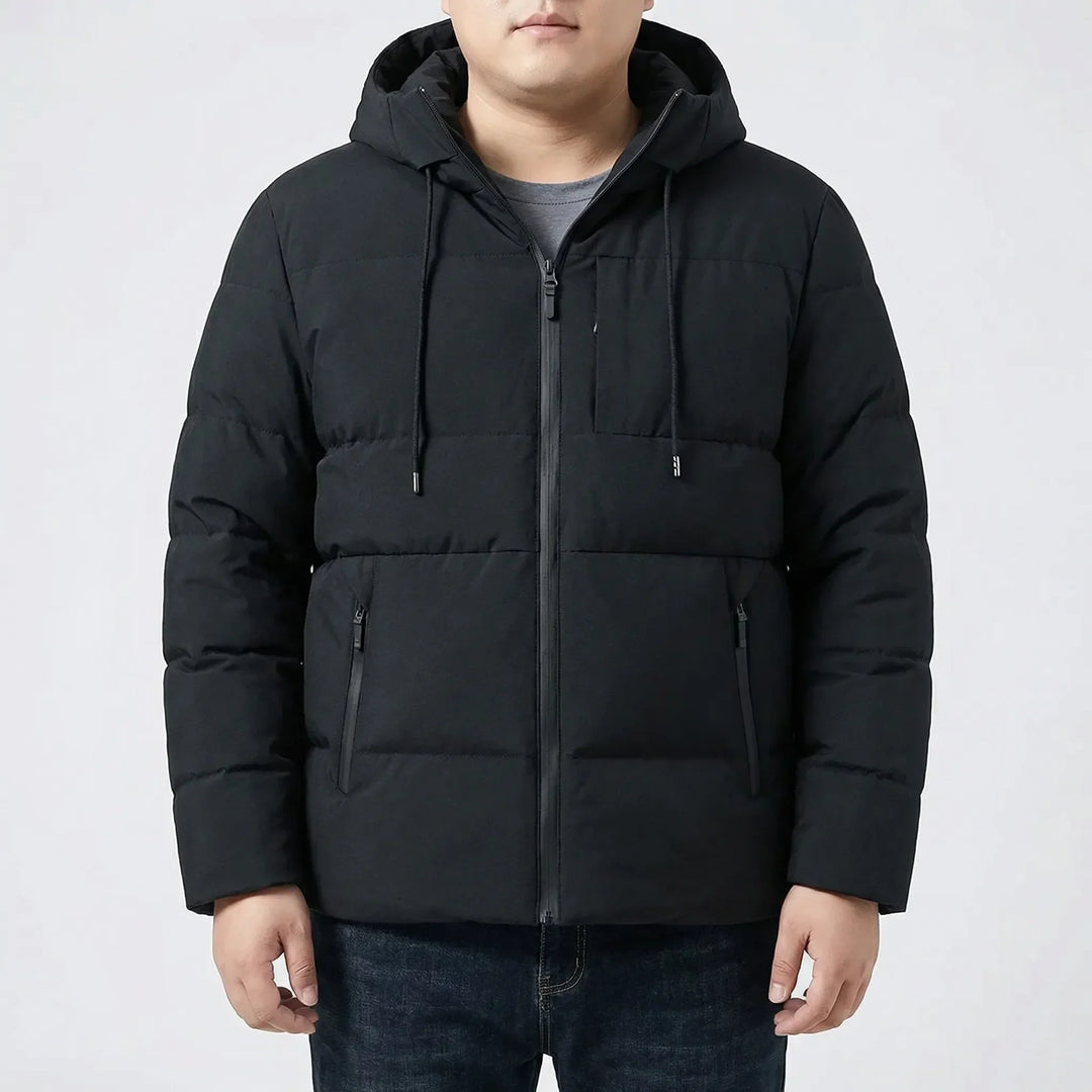 Douwe | Men's Hooded Winter Jacket Padded Big And Tall 1
