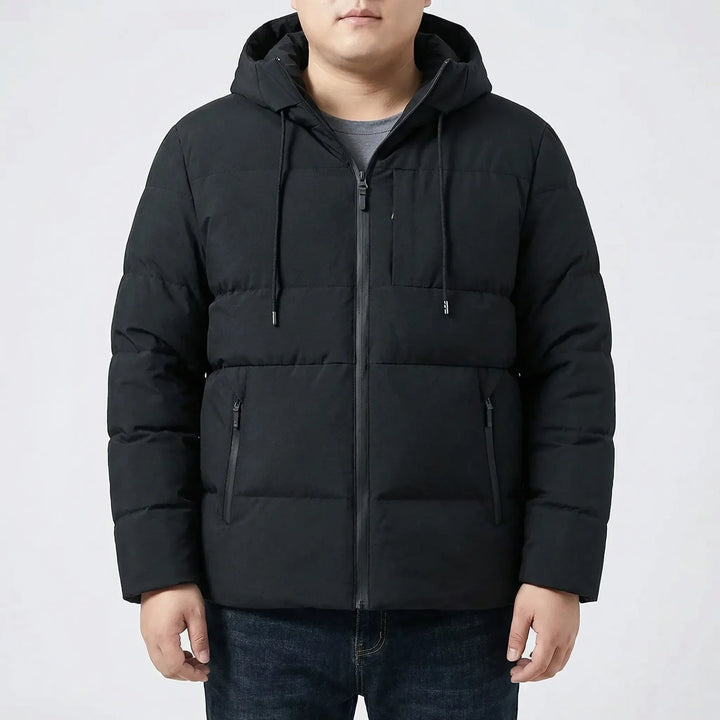 Douwe | Men's Hooded Winter Jacket Padded Big And Tall 1