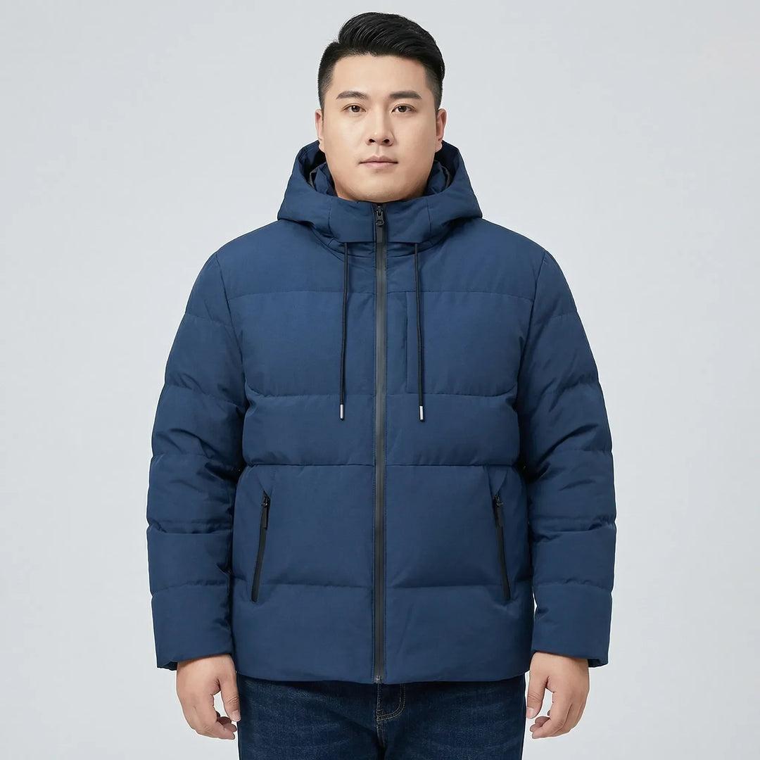 Douwe | Men's Hooded Winter Jacket Padded Big And Tall 2