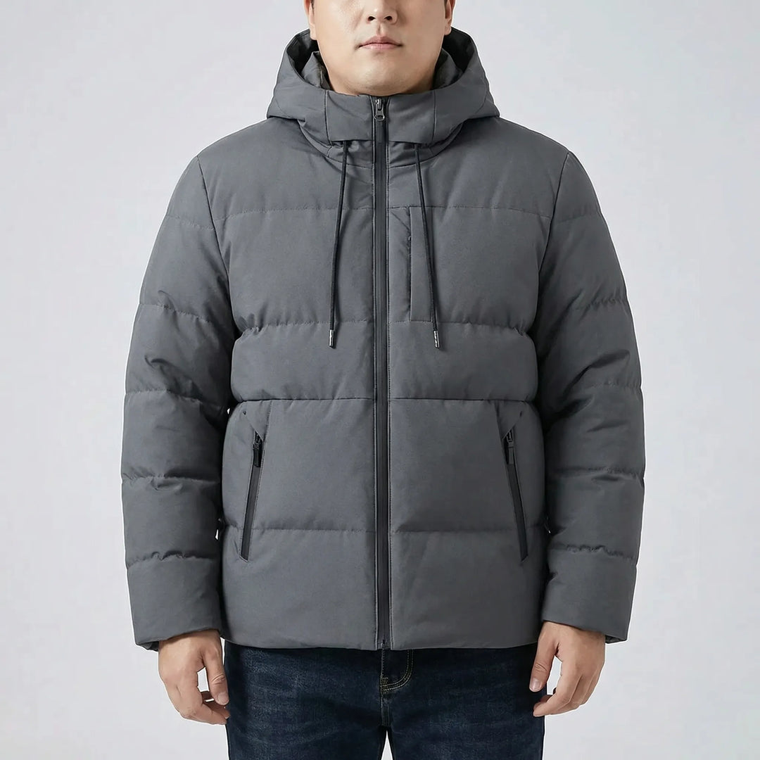 Douwe | Men's Hooded Winter Jacket Padded Big And Tall 3