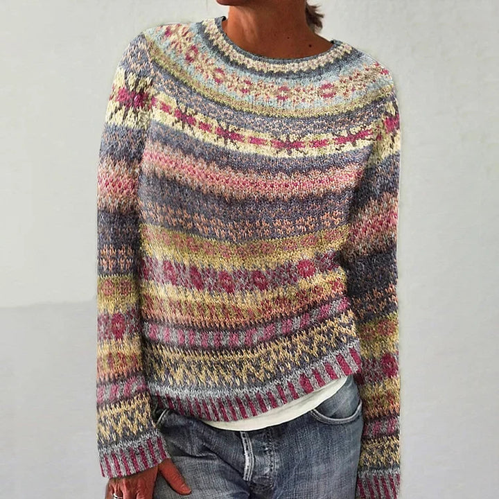 Edda - Icelandic Fair Isle Knit Sweater 1