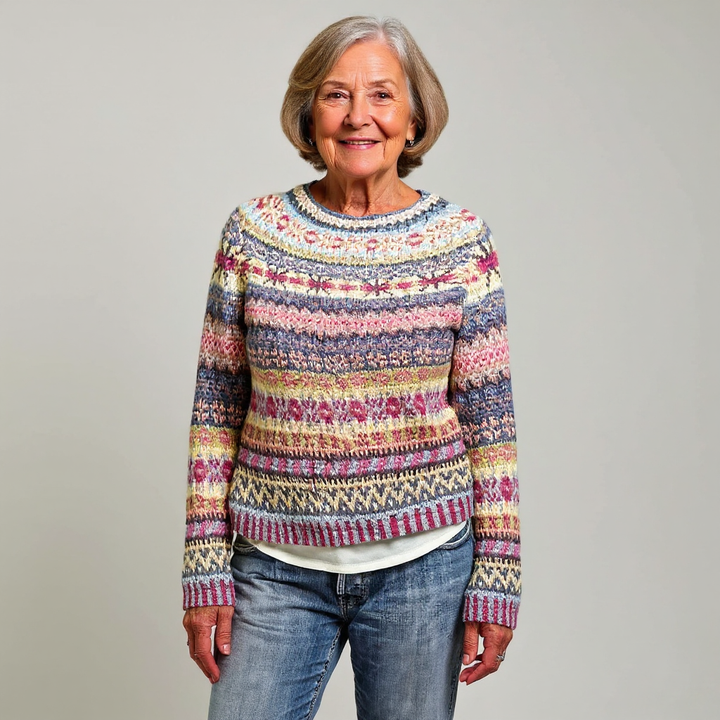 Edda - Icelandic Fair Isle Knit Sweater 2