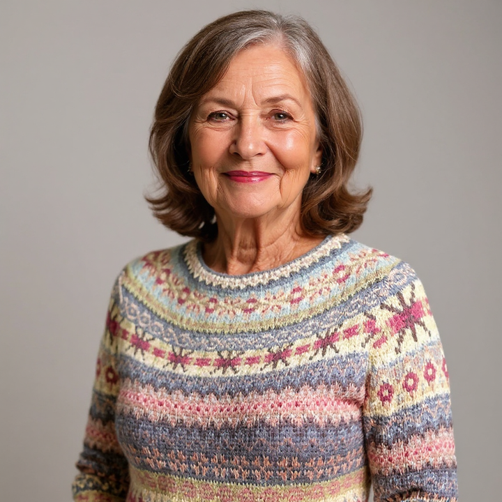 Edda - Icelandic Fair Isle Knit Sweater 4