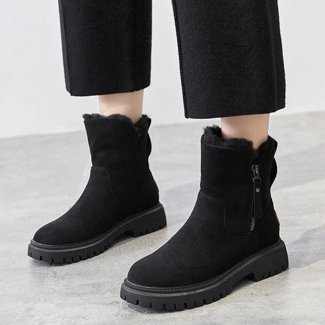 Edith | Women's Orthopedic Ankle Boots Winter Fur Lined Comfortable 2