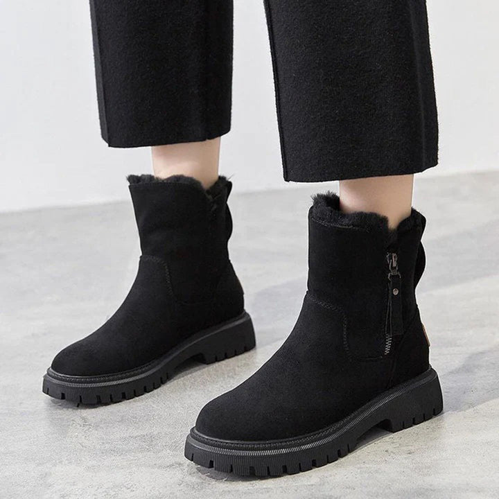 Edith | Women's Orthopedic Ankle Boots Winter Fur Lined Comfortable 2