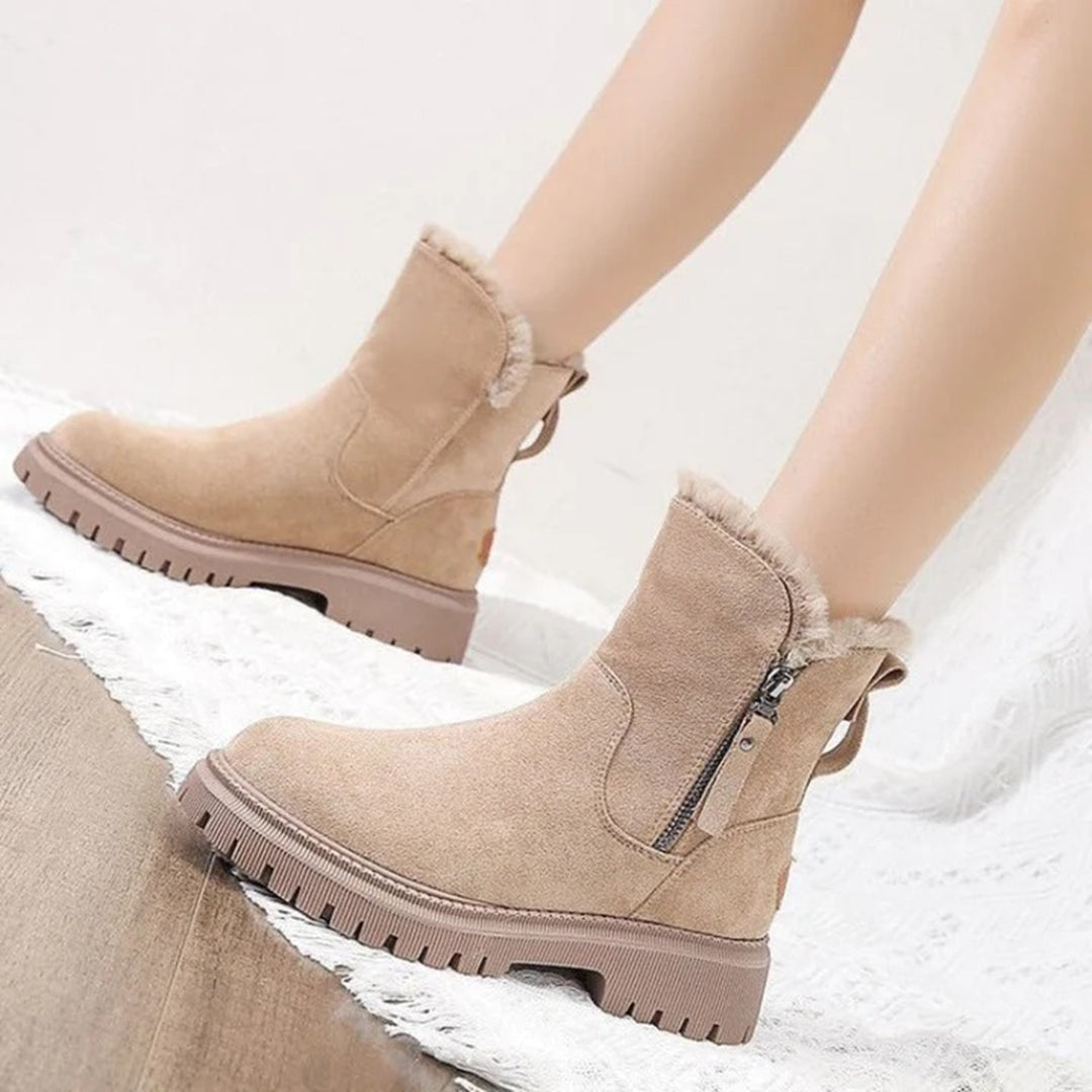 Edith | Women's Orthopedic Ankle Boots Winter Fur Lined Comfortable 4