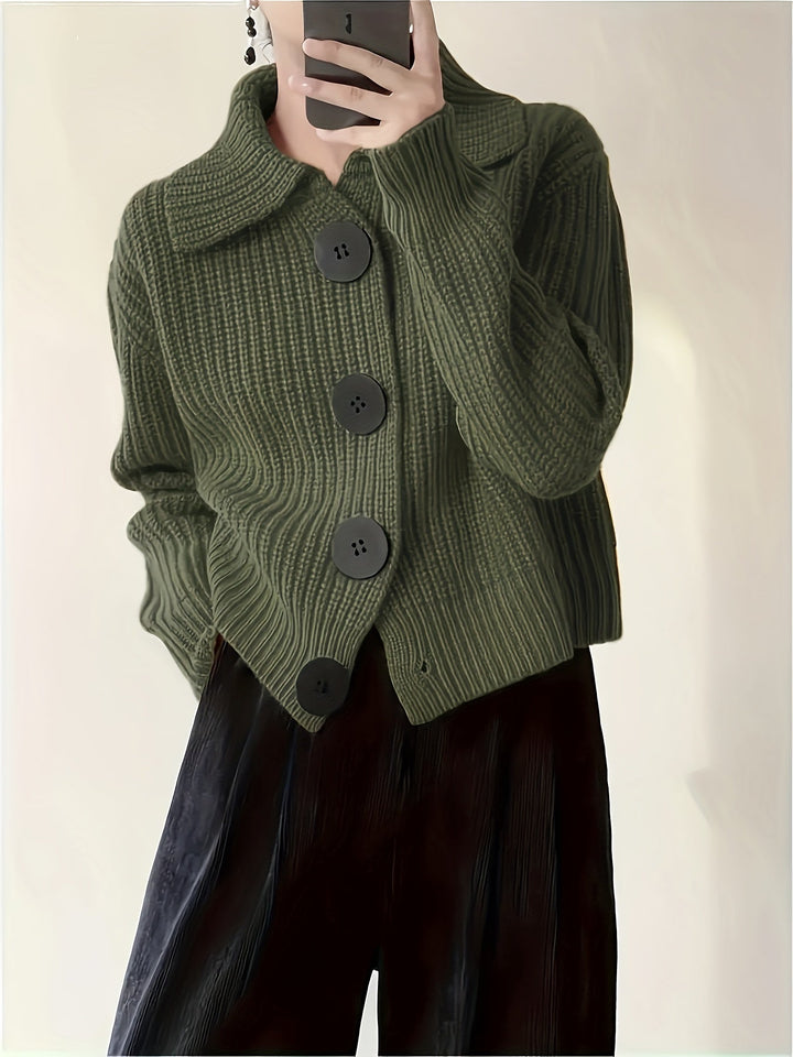 Eileen - Chunky Ribbed Cowl Sweater 2