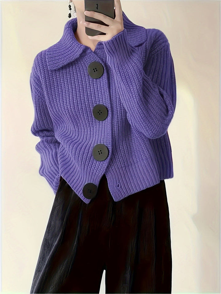Eileen - Chunky Ribbed Cowl Sweater 3