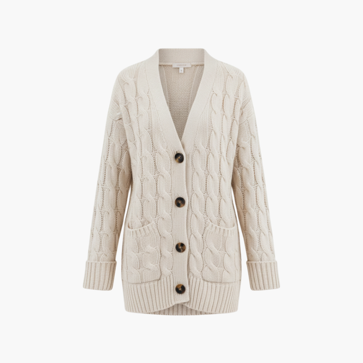 Eline - Cable Knit Women's Cardigan 6