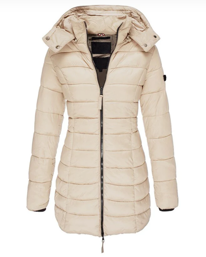 Elisa - Cosy Hooded Down Fall Jacket 3