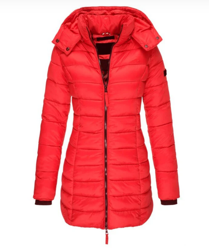 Elisa - Cosy Hooded Down Fall Jacket 6