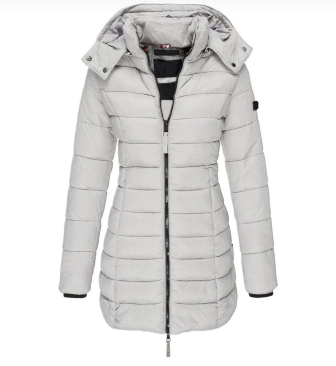 Elisa - Cosy Hooded Down Fall Jacket 7