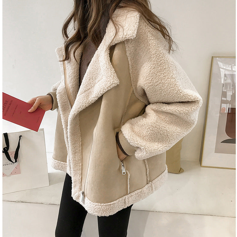 Elodie | Women's Suede Coat Winter Belted 1