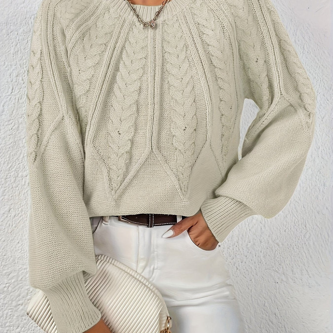Elsa Rae - Relaxed Cable Knit Sweater 2