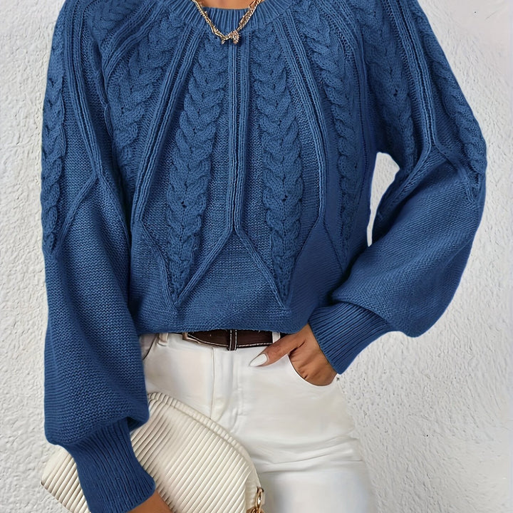 Elsa Rae - Relaxed Cable Knit Sweater 4