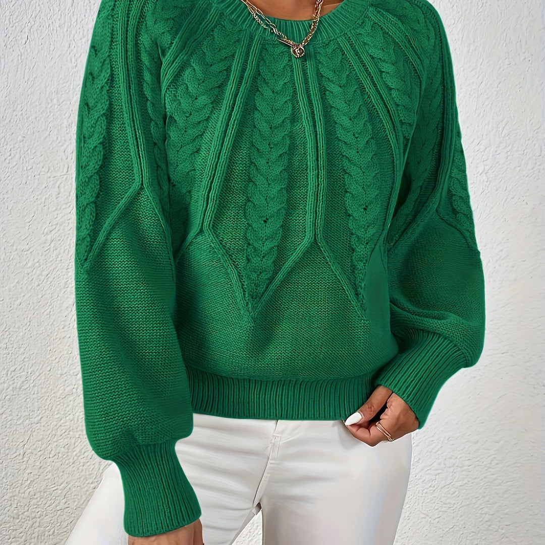 Elsa Rae - Relaxed Cable Knit Sweater 5
