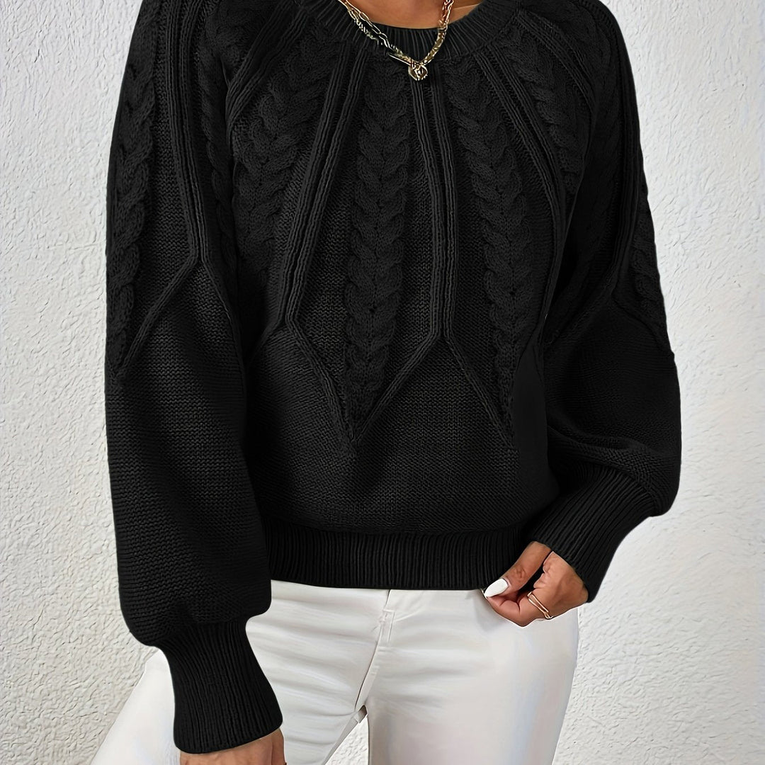 Elsa Rae - Relaxed Cable Knit Sweater 6