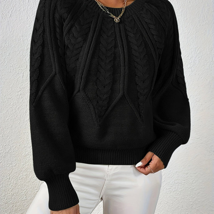Elsa Rae - Relaxed Cable Knit Sweater 6