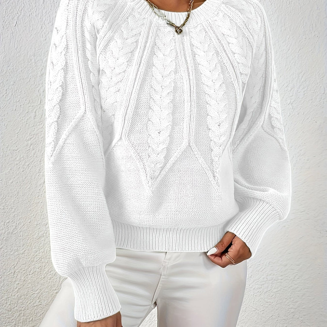Elsa Rae - Relaxed Cable Knit Sweater 7