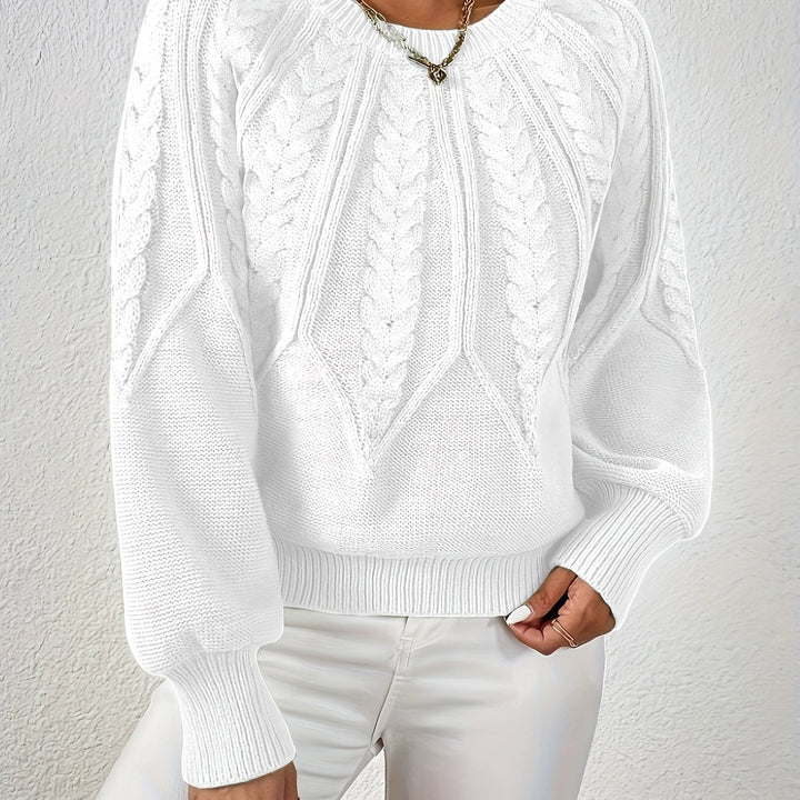 Elsa Rae - Relaxed Cable Knit Sweater 7