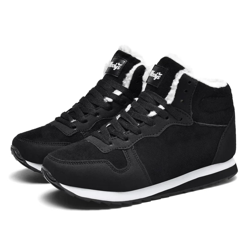 Elske | Women's Fur Lined High Top Winter Sneakers 1