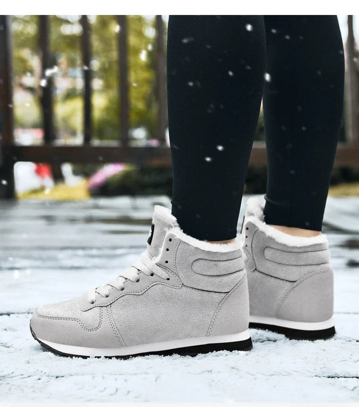 Elske | Women's Fur Lined High Top Winter Sneakers 11