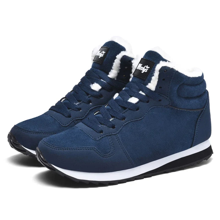 Elske | Women's Fur Lined High Top Winter Sneakers 2