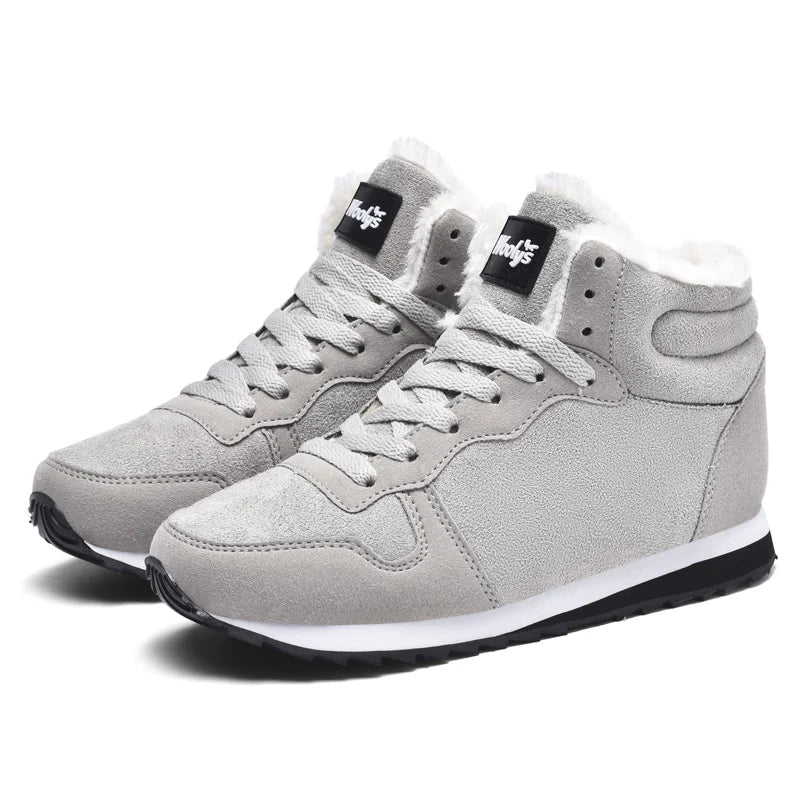 Elske | Women's Fur Lined High Top Winter Sneakers 3