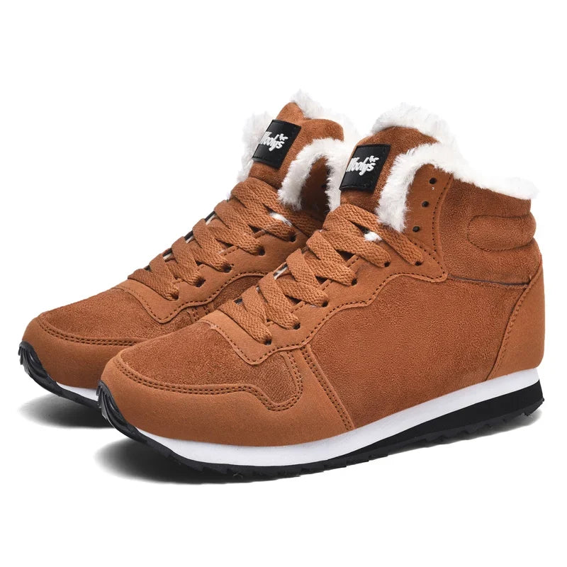 Elske | Women's Fur Lined High Top Winter Sneakers 4