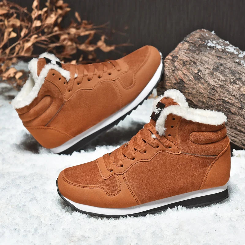 Elske | Women's Fur Lined High Top Winter Sneakers 6