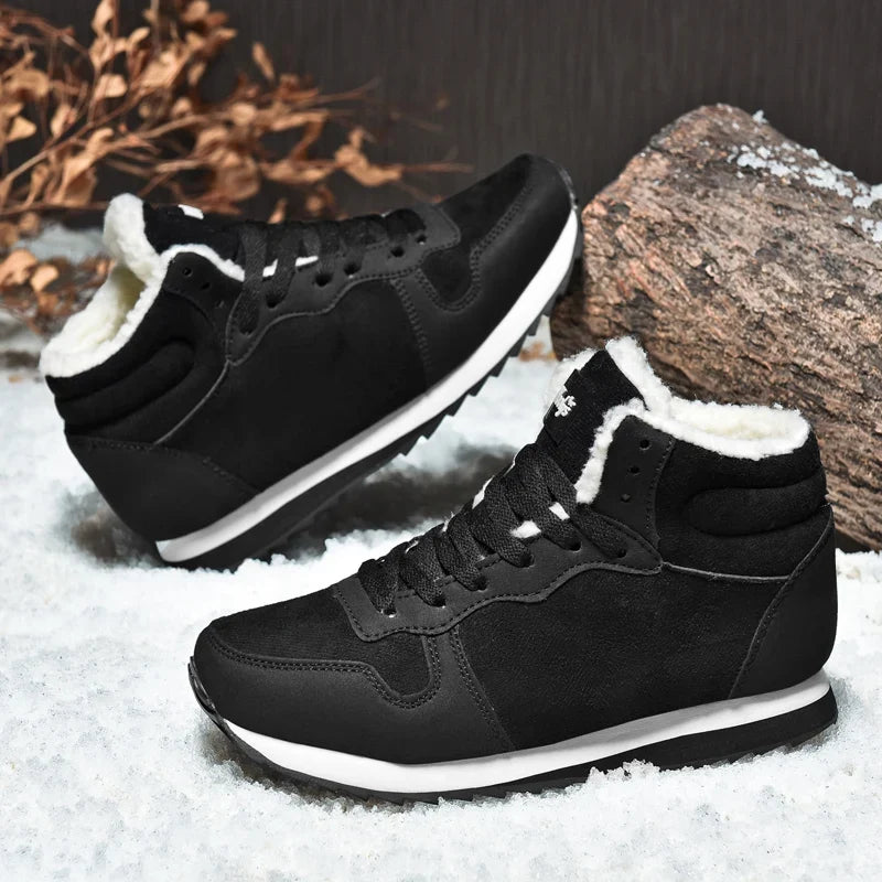 Elske | Women's Fur Lined High Top Winter Sneakers 7