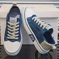 Emmett - Cushioned Lace Up Canvas Sneakers