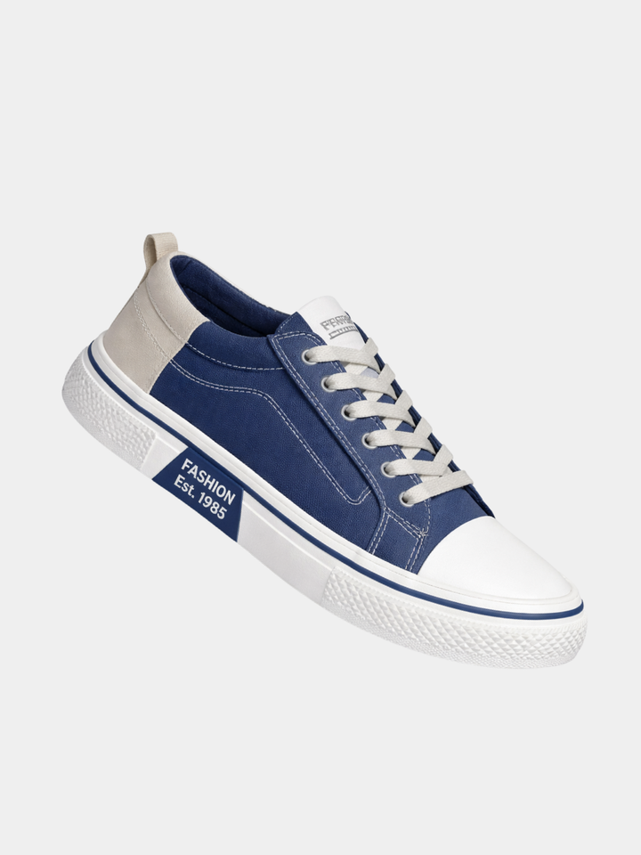 Emmett - Cushioned Lace Up Canvas Sneakers 5