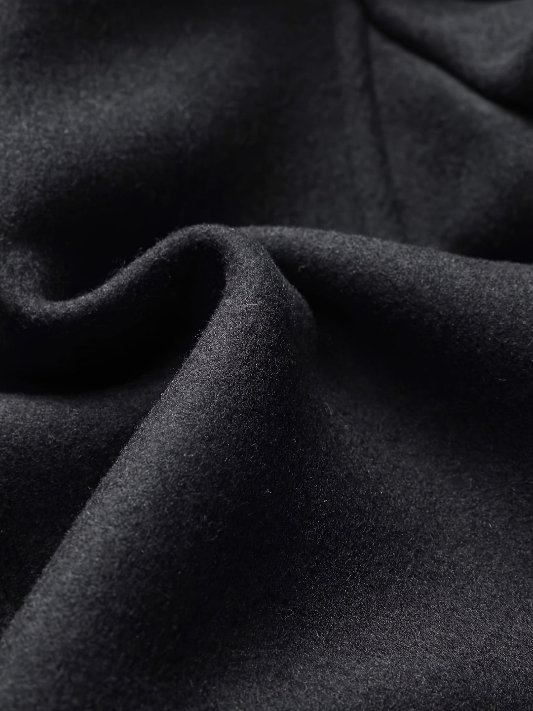 Men's Single Breasted Overcoat – Detail View