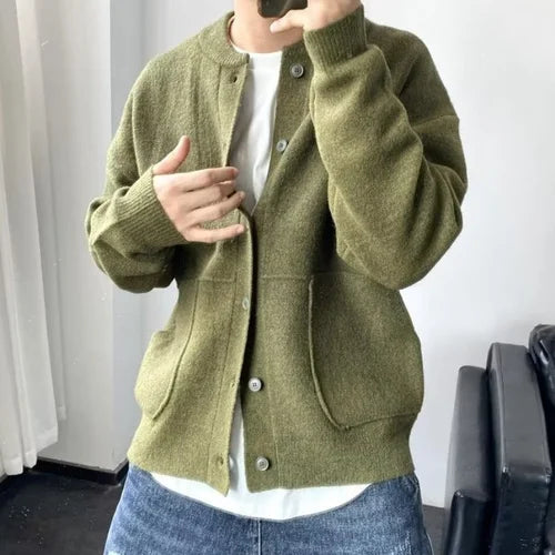 Fabian | Men's Knit Cardigan Sweater Button Up Jacket 4