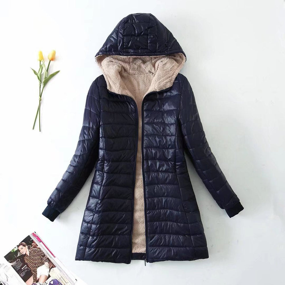 Faustine | Women's Long Hooded Puffer Coat 2