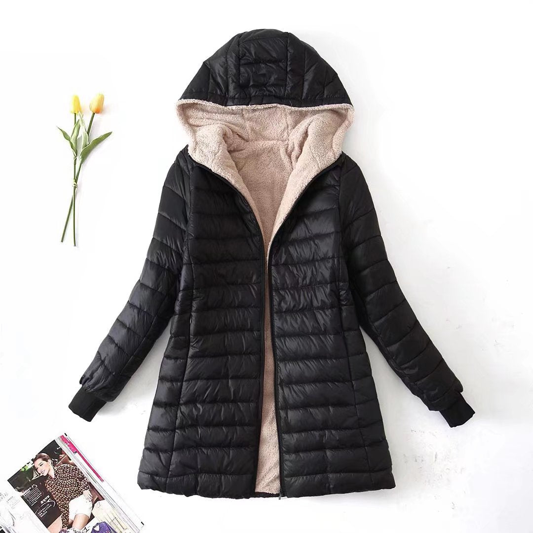Faustine | Women's Long Hooded Puffer Coat 3