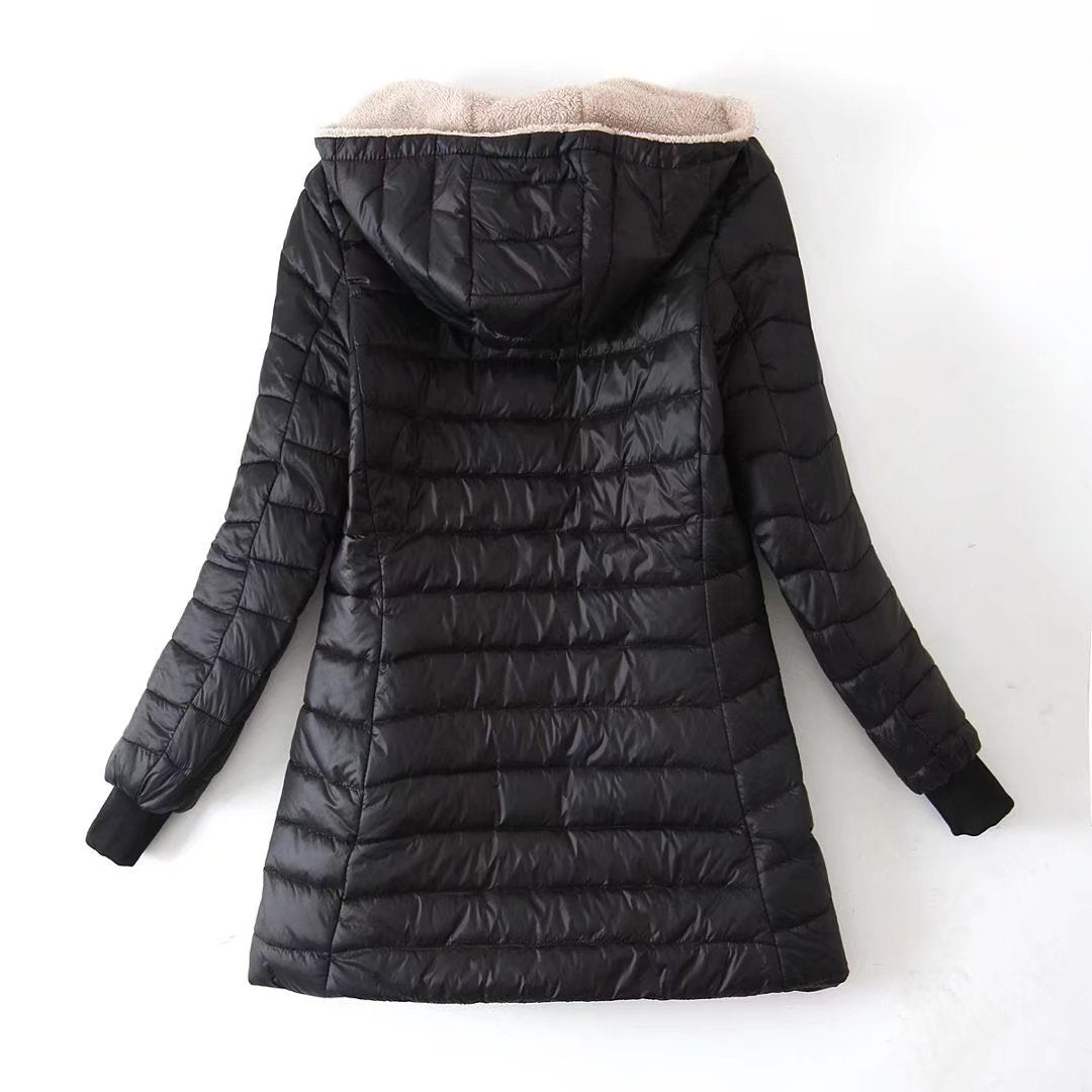 Faustine | Women's Long Hooded Puffer Coat 6