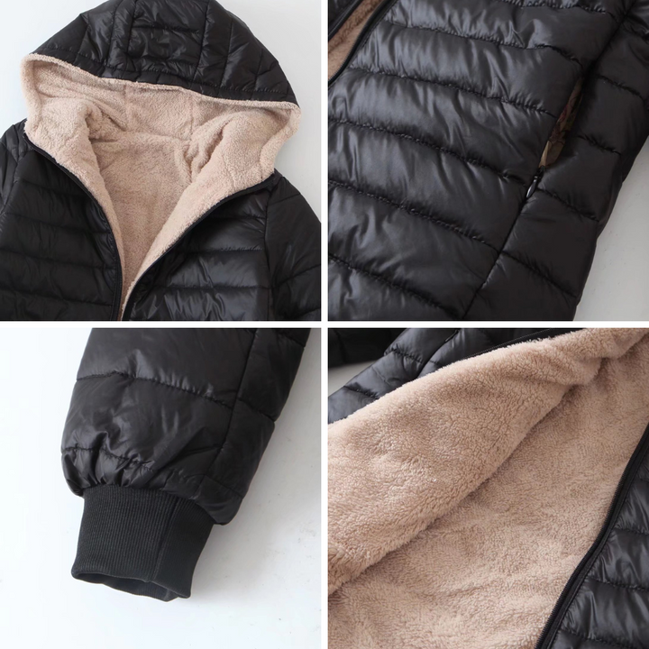 Faustine | Women's Long Hooded Puffer Coat 8