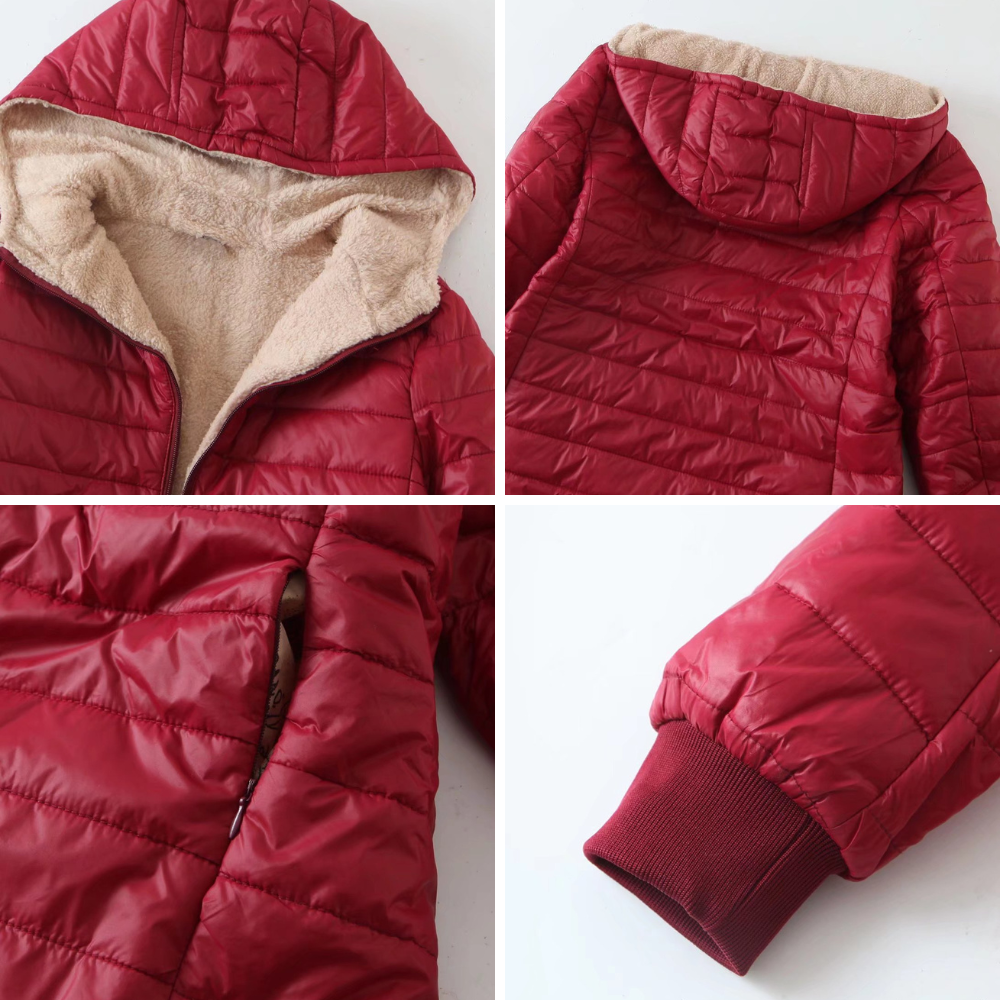 Faustine | Women's Long Hooded Puffer Coat 9