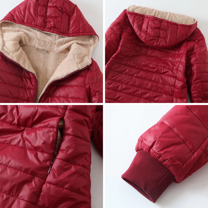 Faustine | Women's Long Hooded Puffer Coat 9
