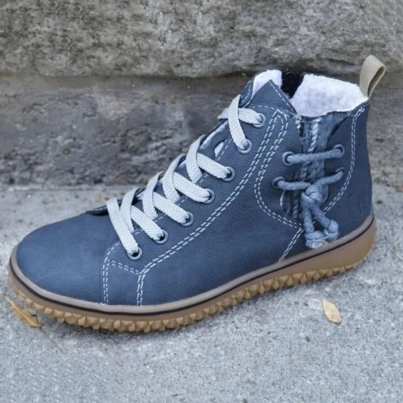 Fieke | Women's Lace Up High Top Winter Sneakers 10