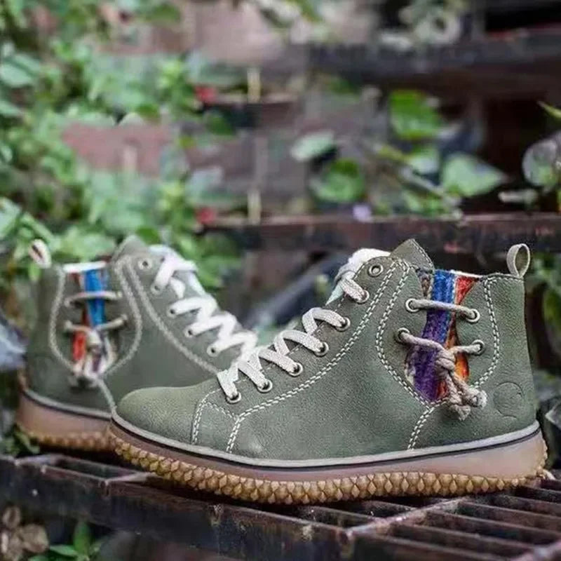 Fieke | Women's Lace Up High Top Winter Sneakers 11