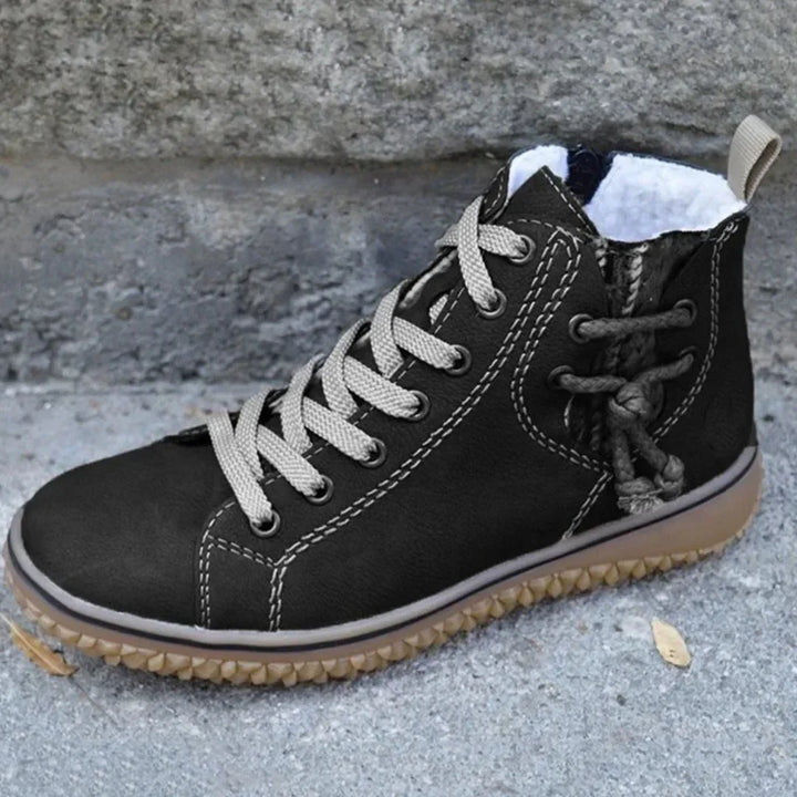 Fieke | Women's Lace Up High Top Winter Sneakers 3