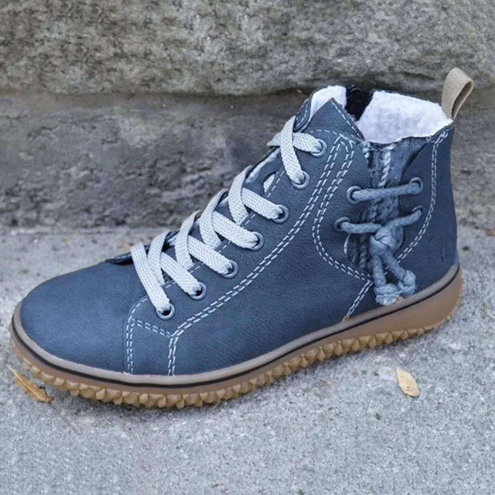 Fieke | Women's Lace Up High Top Winter Sneakers 4