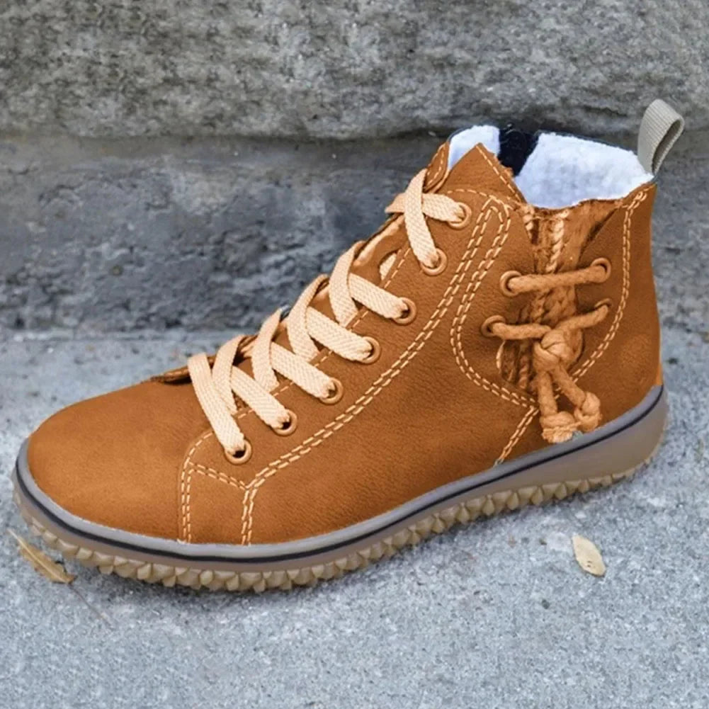 Fieke | Women's Lace Up High Top Winter Sneakers 5