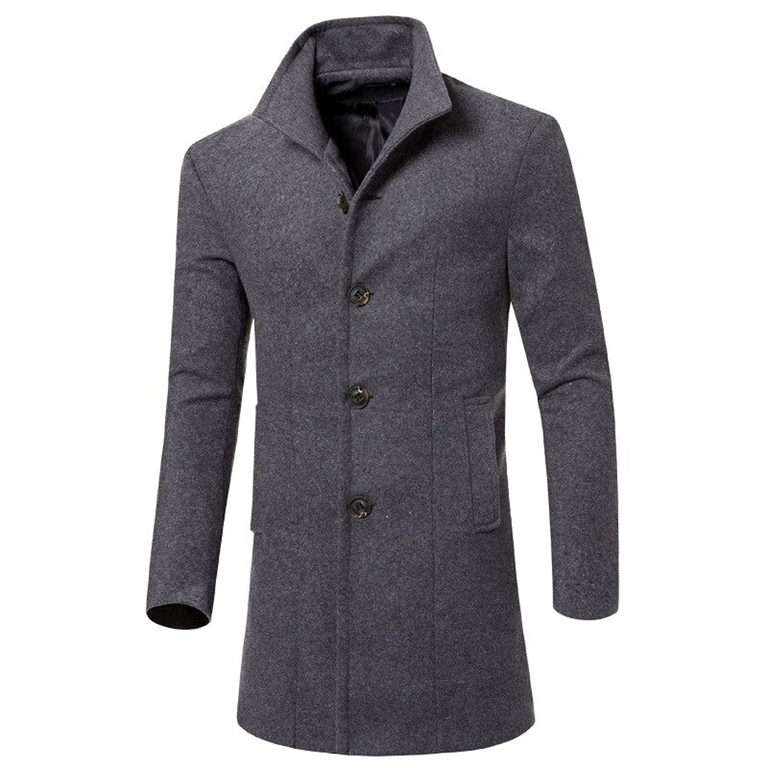 Floris | Men's Coat Business Jacket Mid Length Warm Winter 3